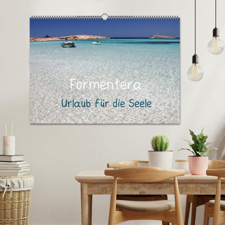 Produktbild: Formentera - Urlaub f&uuml;r die Seele (Wandkalender 2026 DIN A2 quer), CALVENDO Monatskalender