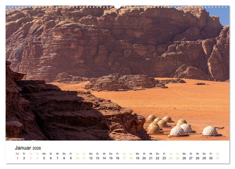 Produktbild: Jordanien - Land zwischen Antike und Moderne (Wandkalender 2026 DIN A2 quer), CALVENDO Monatskalender