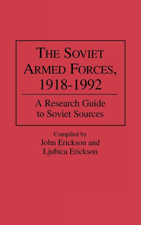 Produktbild: The Soviet Armed Forces, 1918-1992