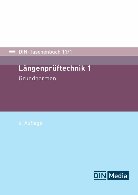 Produktbild: DIN-Taschenbuch 11/1