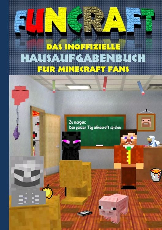 Produktbild: Funcraft - Das inoffizielle Hausaufgabenbuch f&uuml;r Minecraft Fans