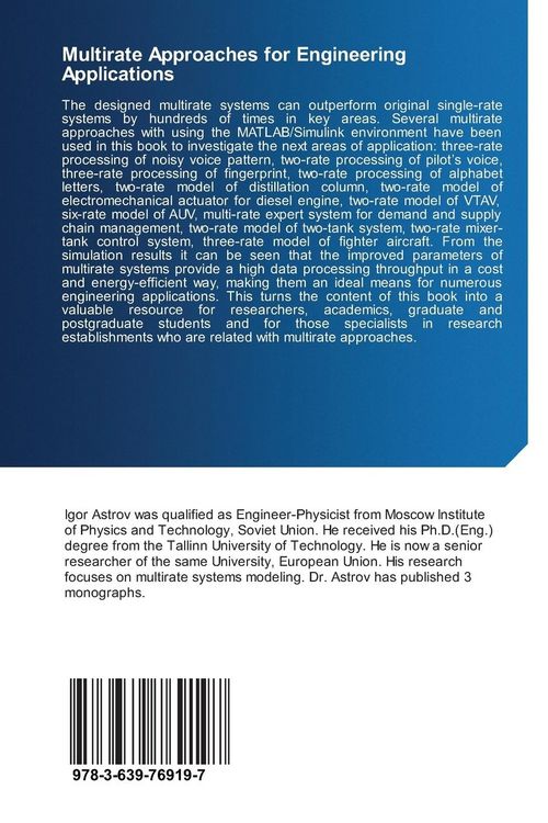 Produktbild: Multirate Approaches for Engineering Applications