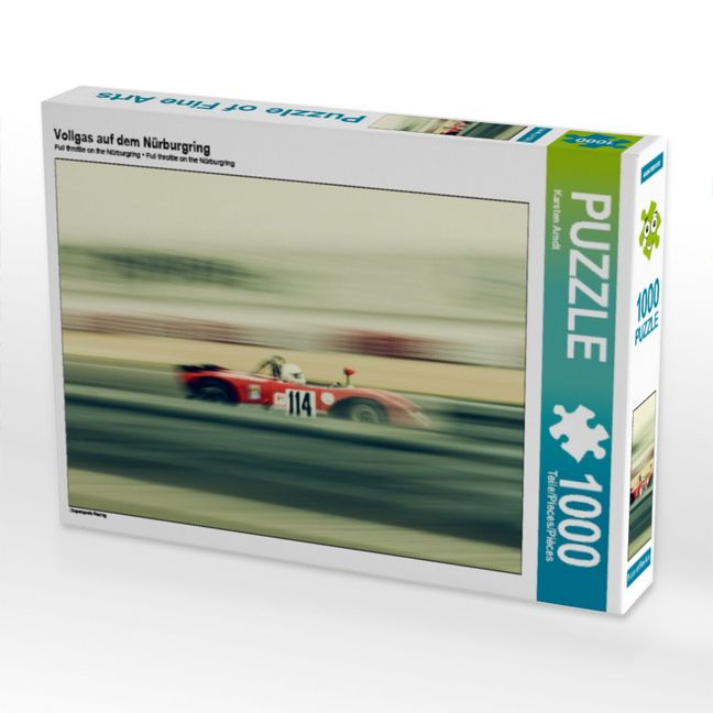 Produktbild: CALVENDO Puzzle Vollgas auf dem N&uuml;rburgring | 1000 Teile Lege-Gr&ouml;&szlig;e 64x48cm Foto-Puzzle f&uuml;r gl&uuml;ckliche Stunden