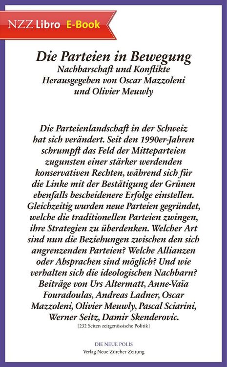 Produktbild: Die Parteien in Bewegung
