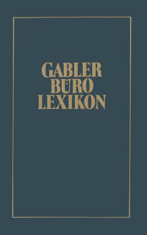 Produktbild: Gabler B&uuml;ro Lexikon