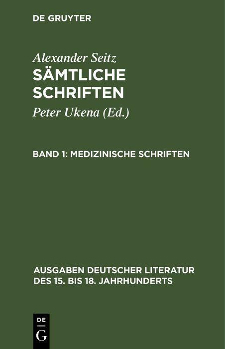 Produktbild: Medizinische Schriften