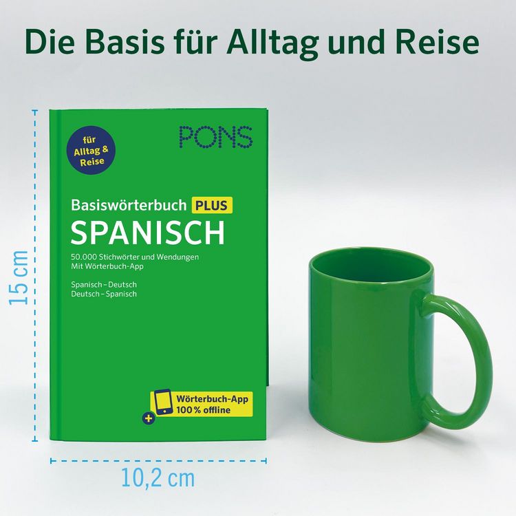 Produktbild: PONS Basisw&ouml;rterbuch Plus Spanisch
