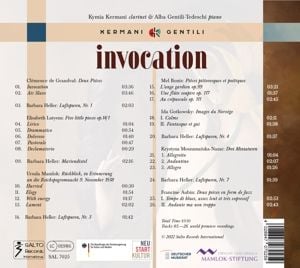 Produktbild: Invocation-Musik f&uuml;r Klarinette und Piano