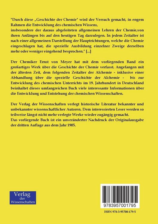 Produktbild: Geschichte der Chemie