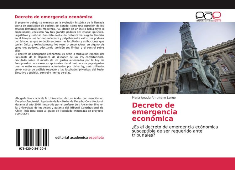 Produktbild: Decreto de emergencia econ&oacute;mica