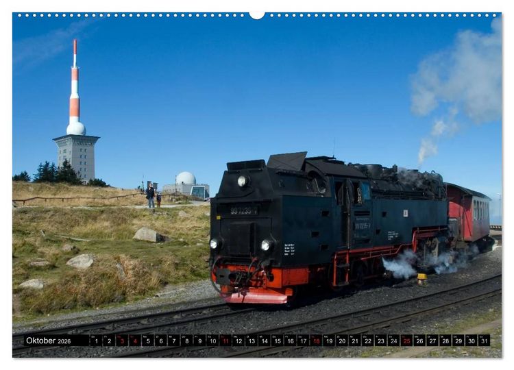 Produktbild: Schmalspurbahnen in Sachsen Anhalt (Wandkalender 2026 DIN A2 quer), CALVENDO Monatskalender