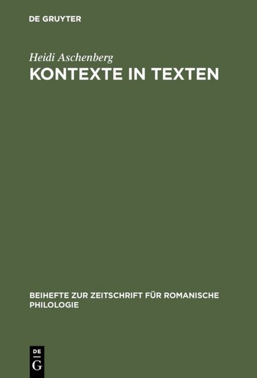 Produktbild: Kontexte in Texten