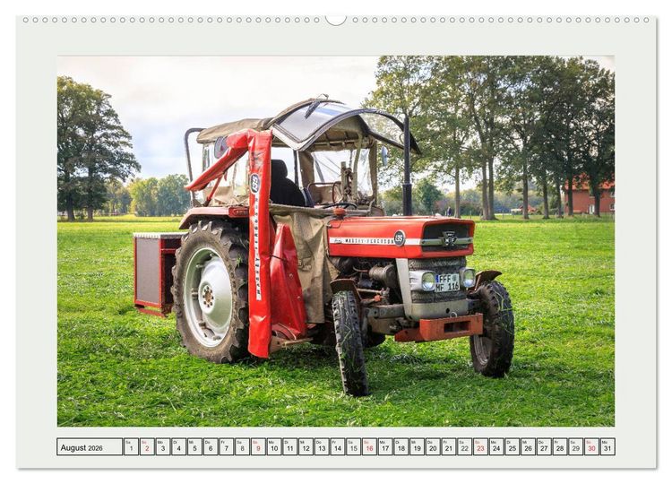 Produktbild: Alte Sch&auml;tzchen - Traktoren (hochwertiger Premium Wandkalender 2026 DIN A2 quer), Kunstdruck in Hochglanz