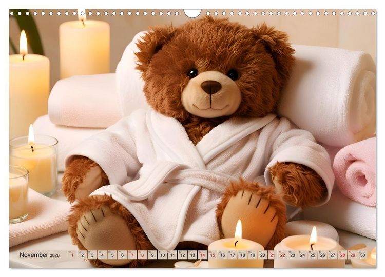 Produktbild: Einfach b&auml;rig - Eine b&auml;rige Reise durch den Teddyalltag (Wandkalender 2026 DIN A3 quer), CALVENDO Monatskalender