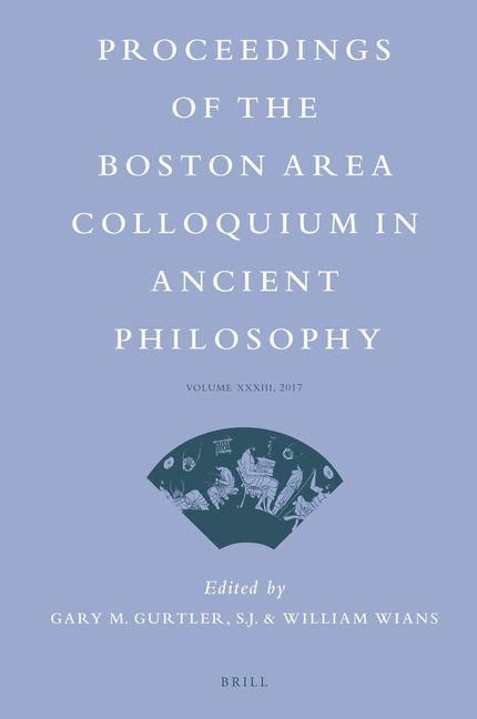 Produktbild: Proceedings of the Boston Area Colloquium in Ancient Philosophy