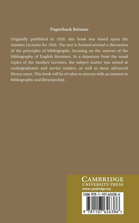 Produktbild: The Sources of English Literature