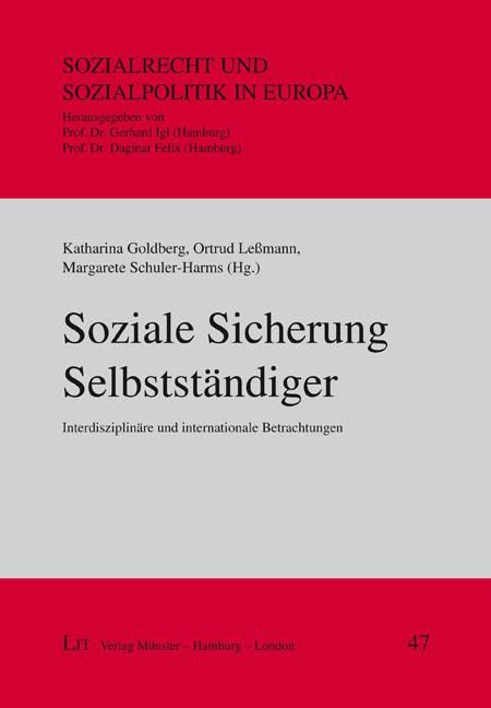 Produktbild: Soziale Sicherung Selbstst&auml;ndiger