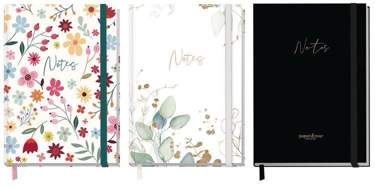 Produktbild: Paper&you Notizbuch kariert A6+