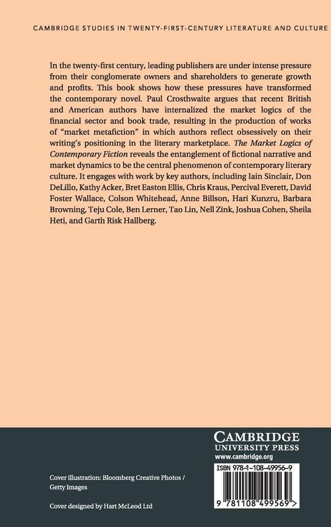 Produktbild: The Market Logics of Contemporary Fiction