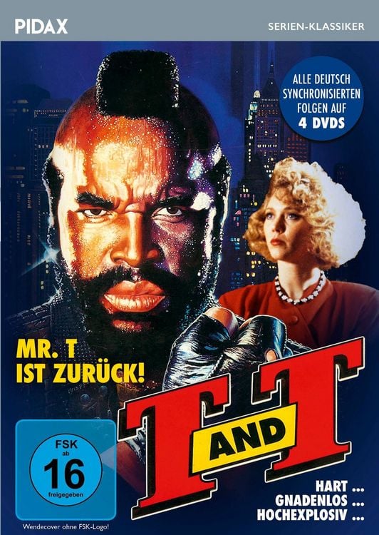 Produktbild: T and T - Mr. T ist zur&uuml;ck! / Alle deutsch synchronisierten Folgen der Krimiserie mit Mr. T (Pidax Serien-Klassiker) [ 4 DVDs]