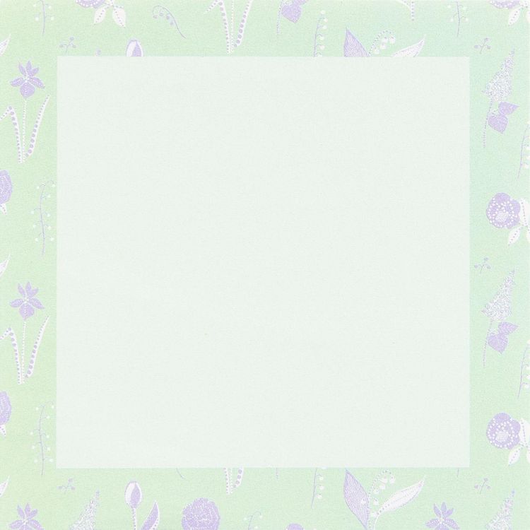 Produktbild: Notizzettel-Box Flower Frames MIX, 200 Blatt, 9x9 cm