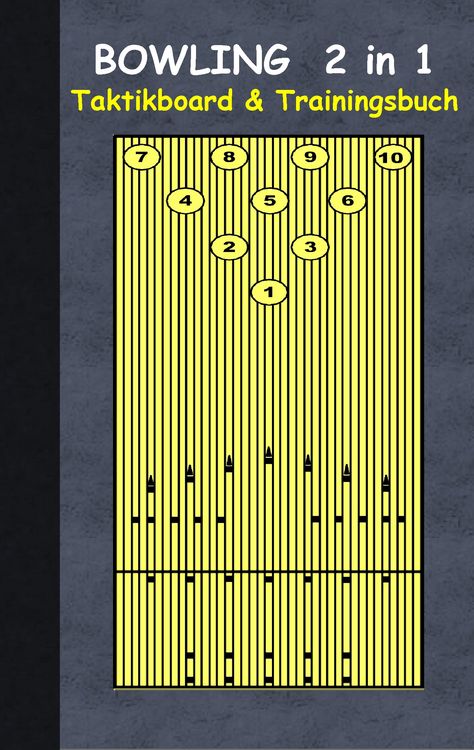 Produktbild: Bowling 2 in 1 Taktikboard und Trainingsbuch