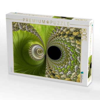 Produktbild: CALVENDO Puzzle Die gr&uuml;ne Bl&uuml;te | 1000 Teile Lege-Gr&ouml;&szlig;e 64x48cm Foto-Puzzle f&uuml;r gl&uuml;ckliche Stunden