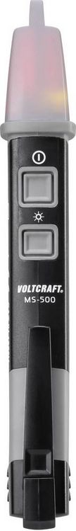 Produktbild: VOLTCRAFT MS-500 Ber&uuml;hrungsloser Spannungspr&uuml;fer CAT IV 1000V LED, Akustik