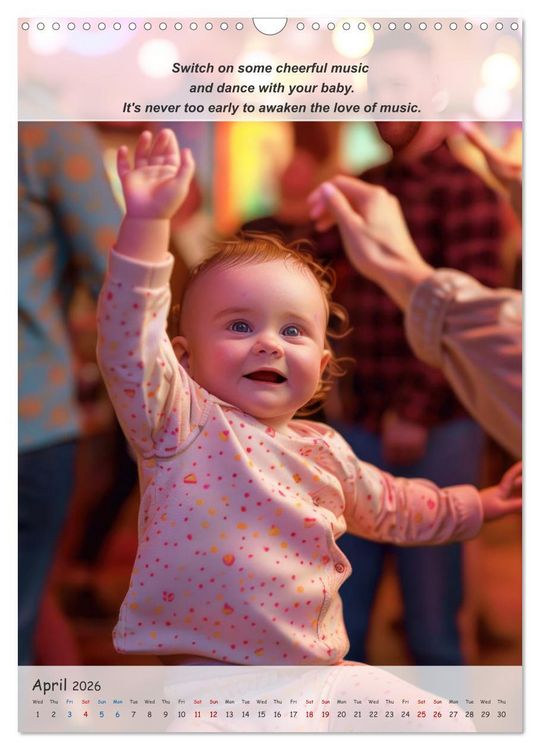 Produktbild: No more boredom for your baby (Wall Calendar 2026 DIN A3 portrait), CALVENDO 12 Month Wall Calendar