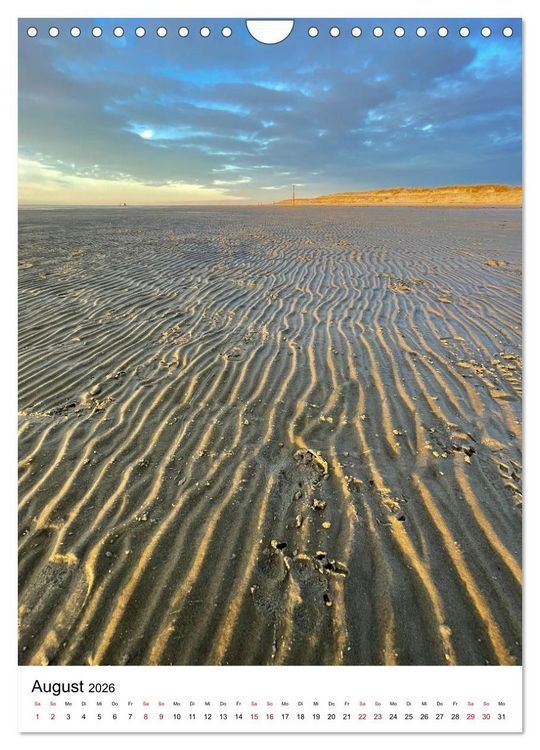 Produktbild: Strand der Sehnsucht - Sankt Peter-Ording (Wandkalender 2026 DIN A4 hoch), CALVENDO Monatskalender