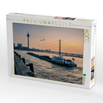 Produktbild: CALVENDO Puzzle Rheinufer vor der Altstadt | 1000 Teile Lege-Gr&ouml;&szlig;e 64x48cm Foto-Puzzle f&uuml;r gl&uuml;ckliche Stunden