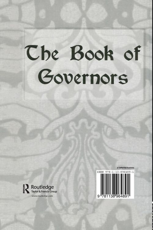 Produktbild: The Book Of Governors
