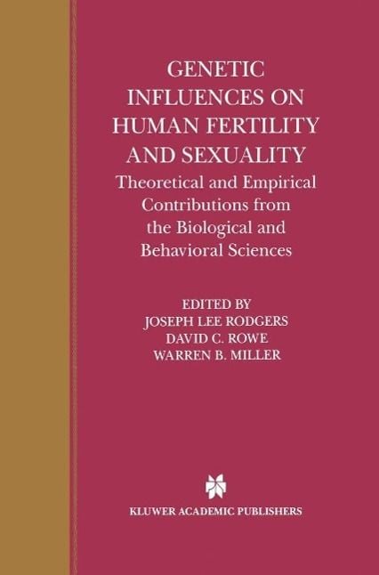 Produktbild: Genetic Influences on Human Fertility and Sexuality