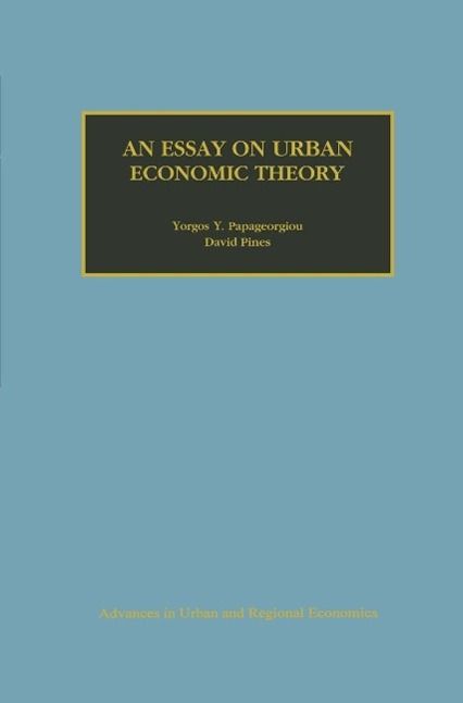 Produktbild: An Essay on Urban Economic Theory