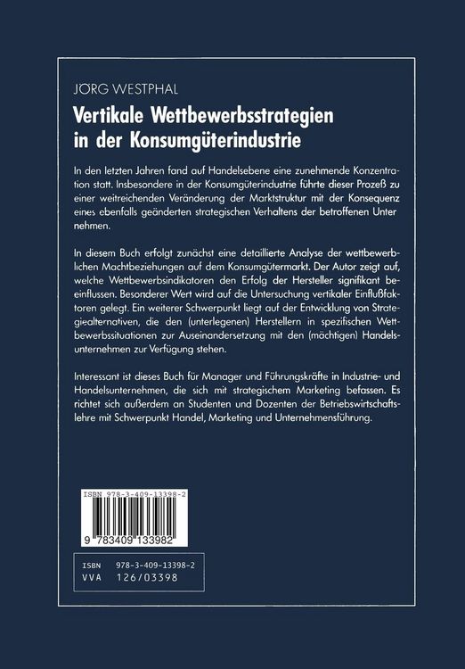 Produktbild: Vertikale Wettbewerbsstrategien in der Konsumg&uuml;terindustrie