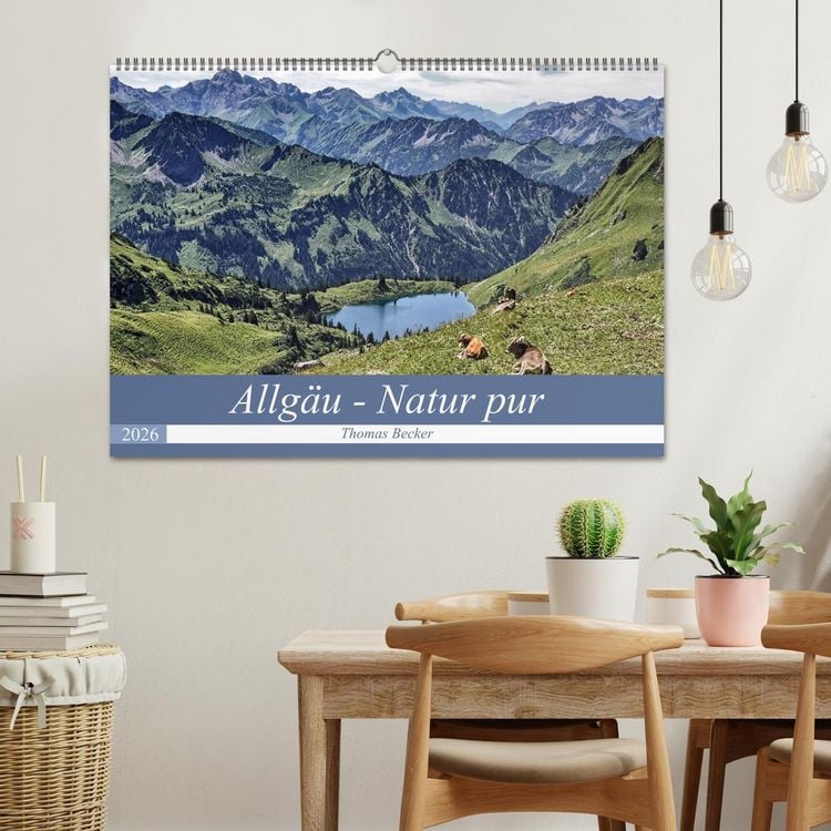 Produktbild: Allg&auml;u - Natur pur (Wandkalender 2026 DIN A2 quer), CALVENDO Monatskalender