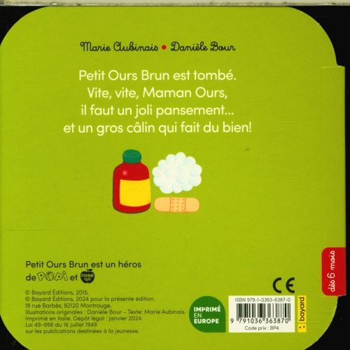 Produktbild: Petit Ours Brun s'est fait mal