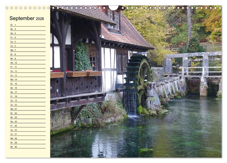Produktbild: Sehenswertes in Baden-W&uuml;rttemberg erleben (Wandkalender 2026 DIN A3 quer), CALVENDO Monatskalender