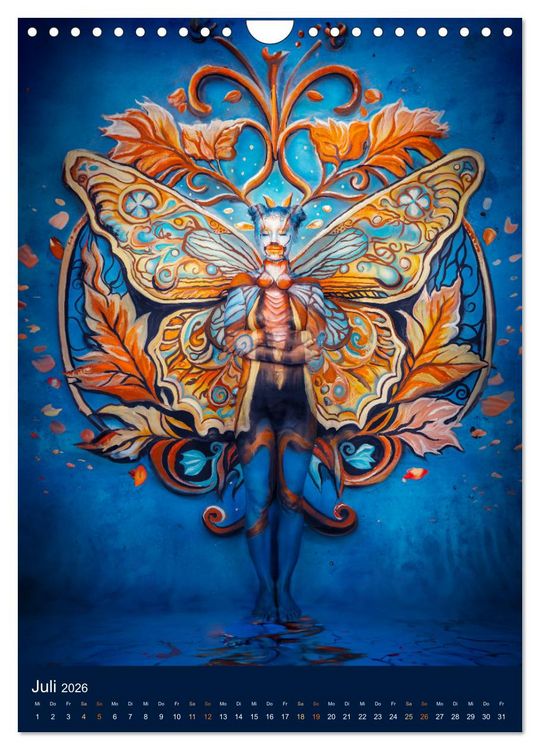 Produktbild: Bodypainting Adventures (Wandkalender 2026 DIN A4 hoch), CALVENDO Monatskalender