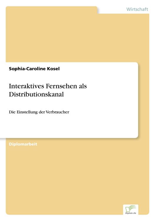 Produktbild: Interaktives Fernsehen als Distributionskanal