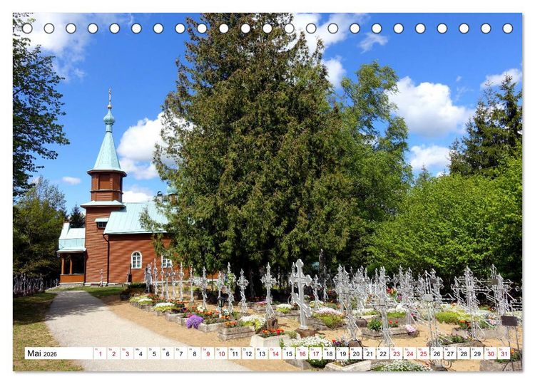 Produktbild: Traumland Estland - Erkundungen zwischen Saka und Narva (Tischkalender 2026 DIN A5 quer), CALVENDO Monatskalender