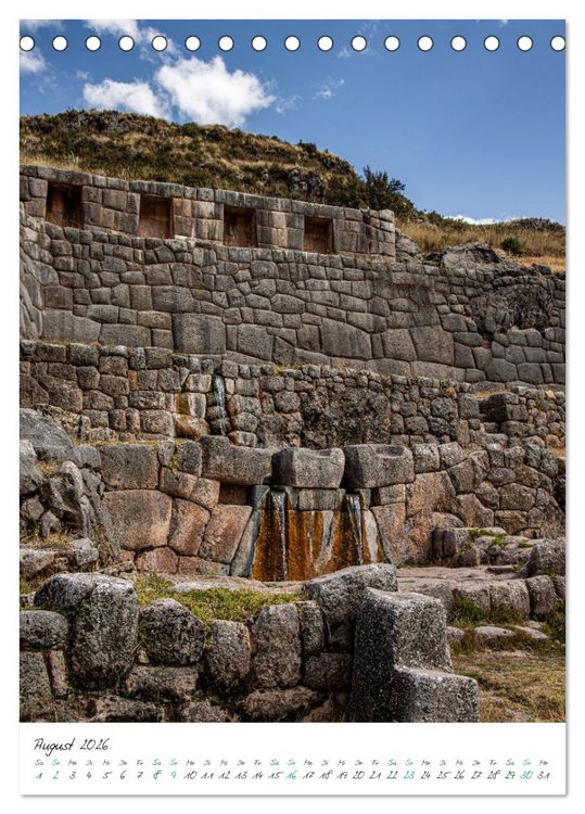 Produktbild: Unterwegs in Peru (Tischkalender 2026 DIN A5 hoch), CALVENDO Monatskalender
