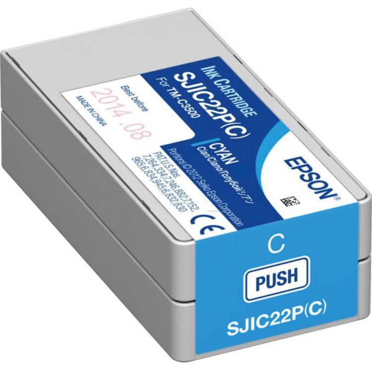 Produktbild: Epson Tintenp. TM-C3500 cyan