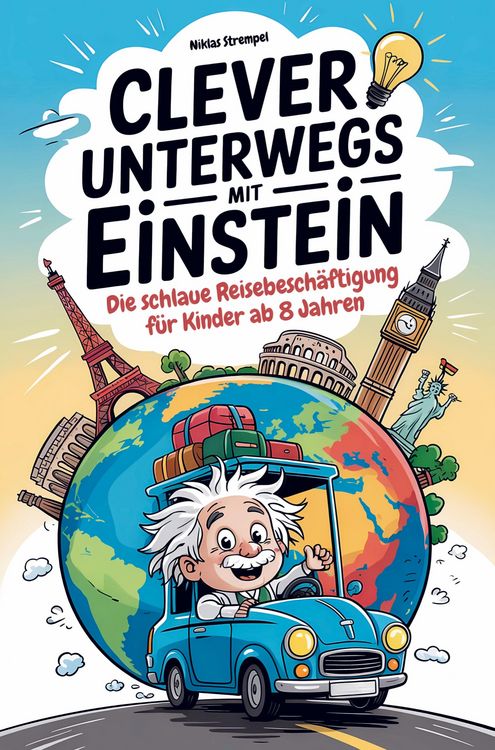 Produktbild: Clever unterwegs mit Einstein: Die schlaue Besch&auml;ftigung f&uuml;r Kinder ab 8 Jahren - &uuml;ber 500 faszinierende Fakten f&uuml;r Auto, Zug und Flugzeug