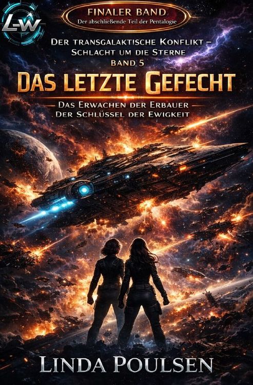 Produktbild: Der Transgalaktische Konflikt - Schlacht um die Sterne / Der Transgalaktische Konflikt - Schlacht um die Sterne - Buch 5 - Das Erwachen der Erbauer &ndash; Der Schl&uuml;ssel der Ewigkeit &bdquo;Das letzte Gefecht&ldquo; - Finaler Band