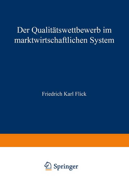 Produktbild: Der Qualit&auml;tswettbewerb im marktwirtschaftlichen System
