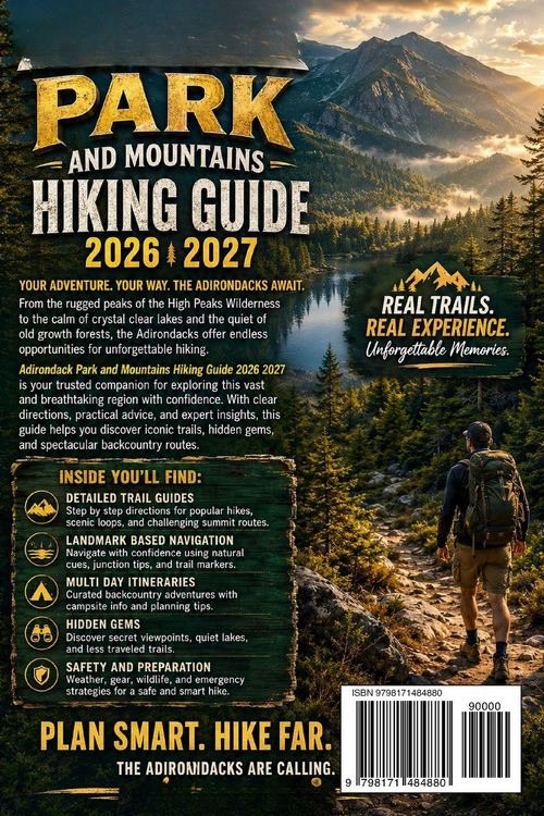 Produktbild: ADIRONDACK PARK AND MOUNTAINS HIKING GUIDE 2026-2027