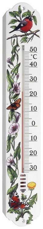 Produktbild: TFA Dostmann Analoges Innen-Au&szlig;en-Thermometer Thermometer Wei&szlig;, Gr&uuml;n 12.3040.21