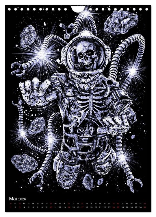 Produktbild: BLOODBOY/DARK ILLUSTRATION (Wandkalender 2026 DIN A4 hoch), CALVENDO Monatskalender