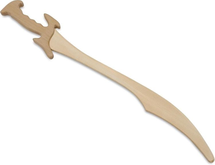Produktbild: BestSaller 1126 - Langschwert Kumane, Birkenholz natur, 66 cm, Holz-Schwert